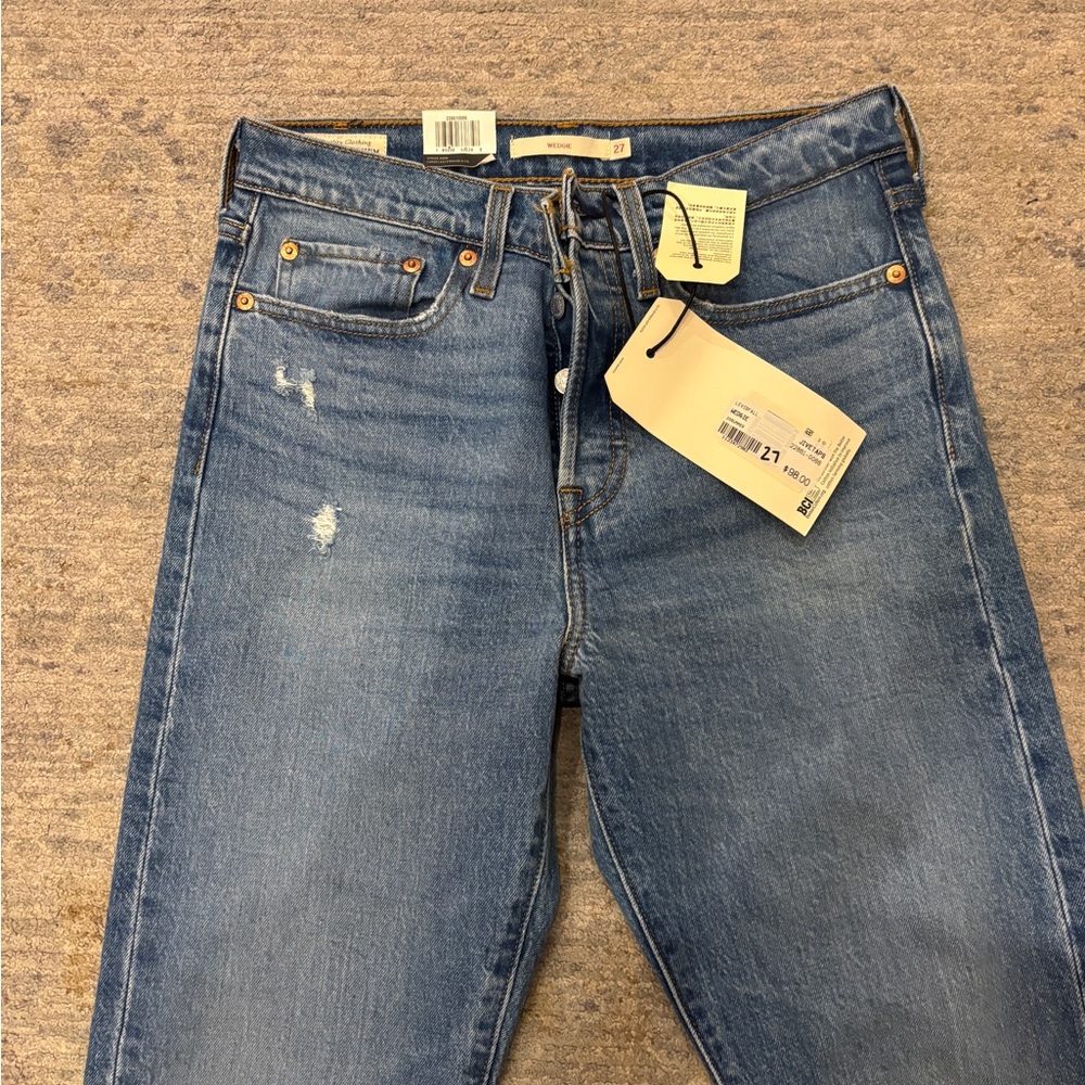 Levi's Women's Blue Straight Leg Jeans